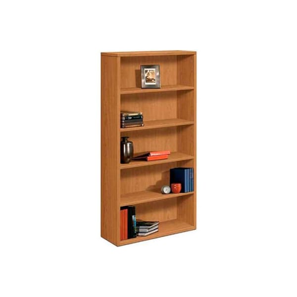 HON Bookcase Five-Shelf 36"W x 13-1/8"D x 71"H Harvest - 10500 Series